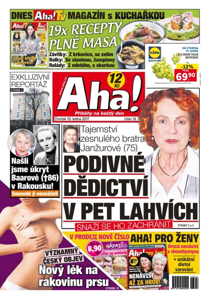 E-magazín AHA! - 19.1.2017 - CZECH NEWS CENTER a. s.