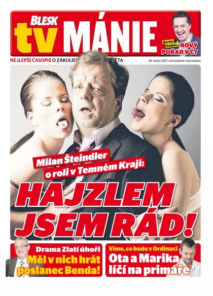 E-magazín Blesk Tv manie - 28.1.2017 - CZECH NEWS CENTER a. s.