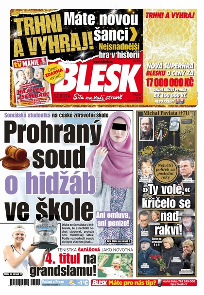 E-magazín Blesk - 28.1.2017 - CZECH NEWS CENTER a. s.