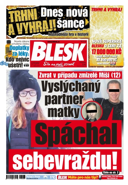 E-magazín Blesk - 31.1.2017 - CZECH NEWS CENTER a. s.