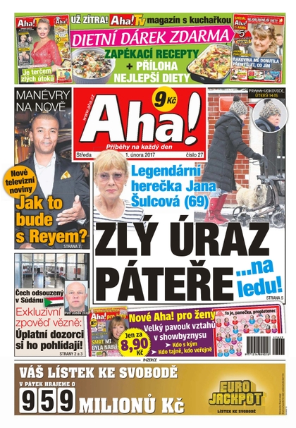E-magazín AHA! - 1.2.2017 - CZECH NEWS CENTER a. s.