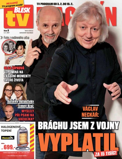 E-magazín Příloha Blesk Tv magazín - 3.2.2017 - CZECH NEWS CENTER a. s.