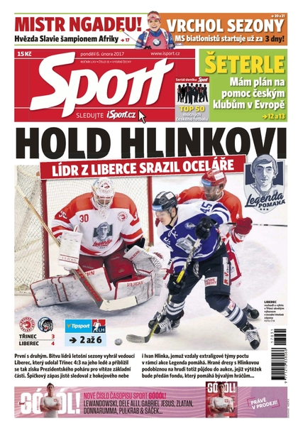 E-magazín Sport - 6.2.2017 - CZECH NEWS CENTER a. s.
