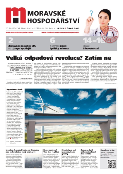 E-magazín MH únor 2017 - Magnus Regio, vydavatel Moravského hospodářství