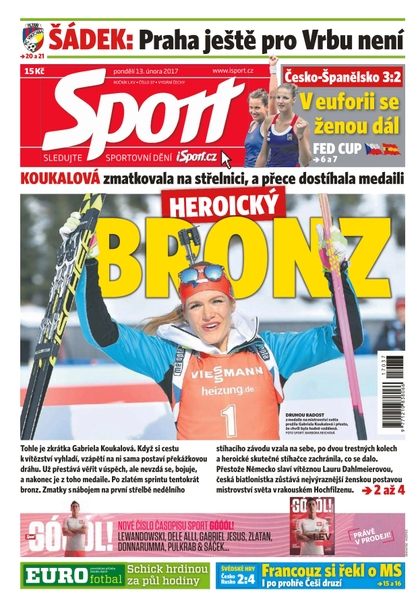 E-magazín Sport - 13.2.2017 - CZECH NEWS CENTER a. s.