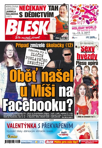 E-magazín Blesk - 14.2.2017 - CZECH NEWS CENTER a. s.