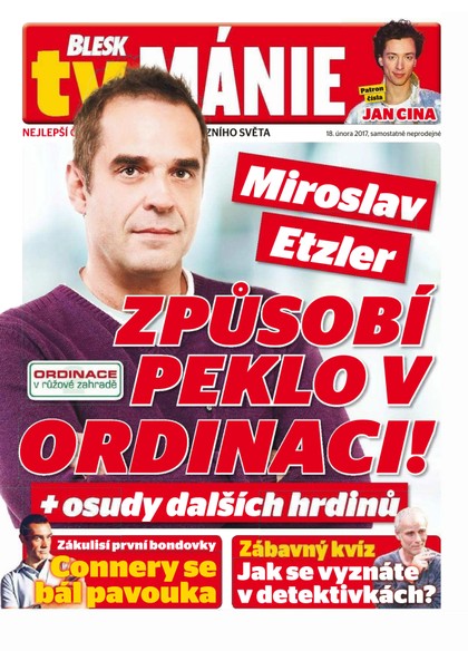 E-magazín Blesk Tv manie - 18.2.2017 - CZECH NEWS CENTER a. s.