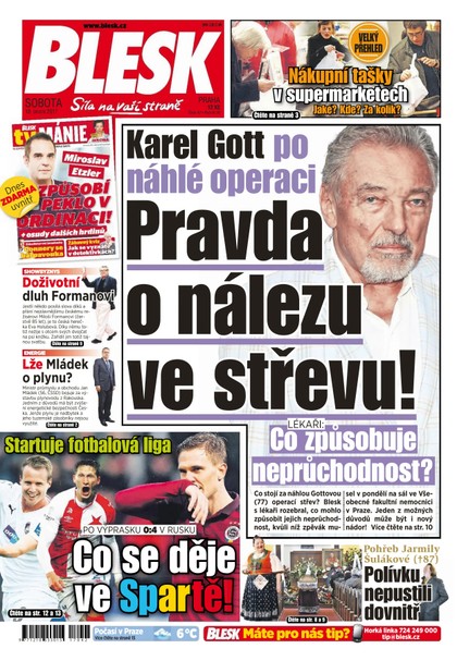 E-magazín Blesk - 18.2.2017 - CZECH NEWS CENTER a. s.