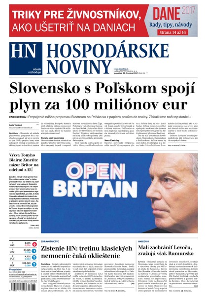 E-magazín Hospodárske noviny 20.02.2016 - MAFRA Slovakia, a.s.