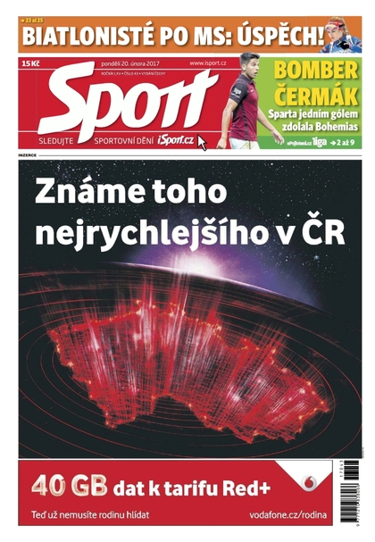 E-magazín Sport - 20.2.2017 - CZECH NEWS CENTER a. s.