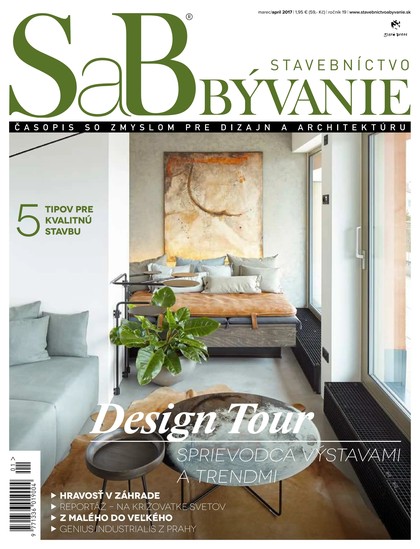 E-magazín SaB - Stavebníctvo a bývanie - MAREC/APRÍL  - MEDIA/ST s.r.o.
