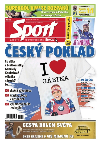 E-magazín Sport - 24.2.2017 - CZECH NEWS CENTER a. s.