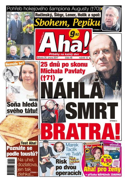 E-magazín AHA! - 25.2.2017 - CZECH NEWS CENTER a. s.