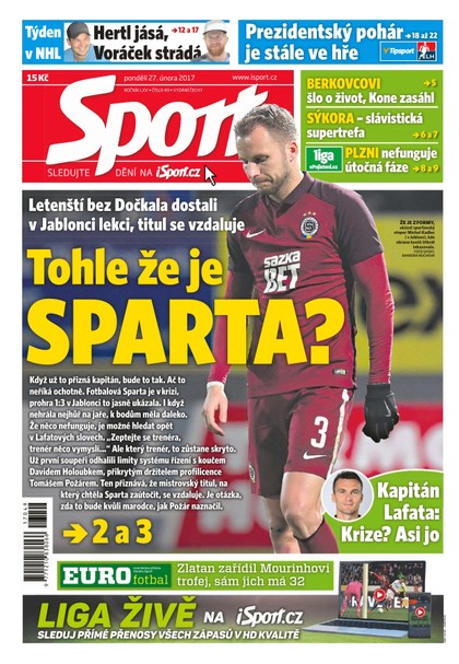 E-magazín Sport - 27.2.2017 - CZECH NEWS CENTER a. s.