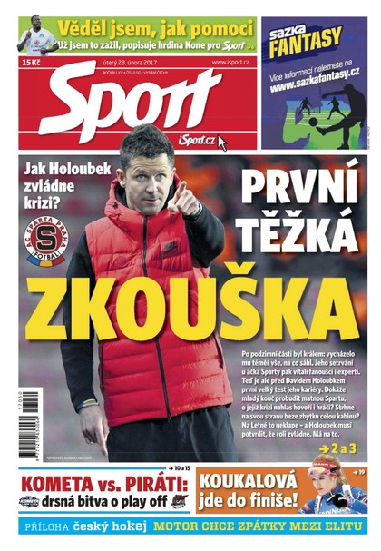 E-magazín Sport - 28.2.2017 - CZECH NEWS CENTER a. s.