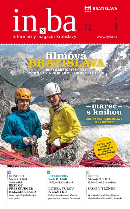 E-magazín inba 3/2017 - Redakcia magazínu in.ba, Oddelenie marketingu a vzťahov s verejnosťou Kancelária primátora Hlavného mesta SR Bratislava