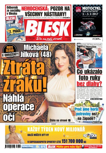 E-magazín Blesk - 1.3.2017 - CZECH NEWS CENTER a. s.