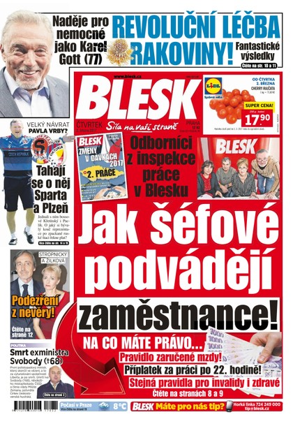 E-magazín Blesk - 2.3.2017 - CZECH NEWS CENTER a. s.