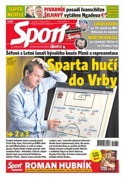 E-magazín Sport - 2.3.2017 - CZECH NEWS CENTER a. s.