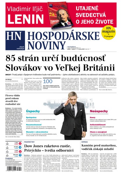 E-magazín Hospodárske noviny 03.03.2017 - MAFRA Slovakia, a.s.