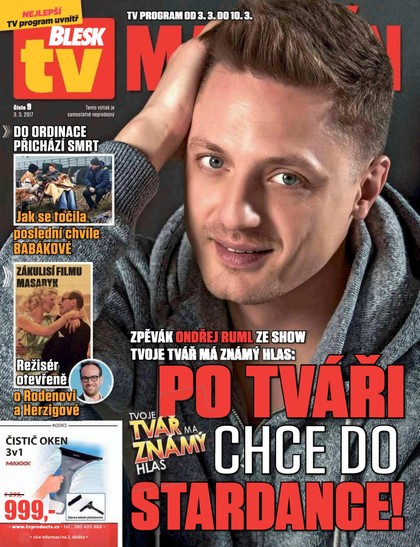E-magazín Blesk Tv magazín - 3.3.2017 - CZECH NEWS CENTER a. s.