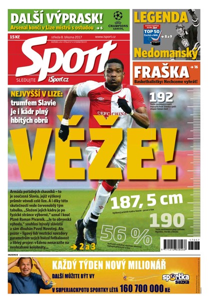 E-magazín Sport - 8.3.2017 - CZECH NEWS CENTER a. s.