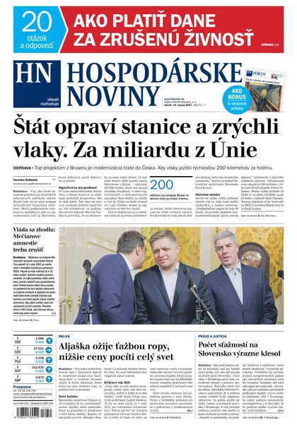 E-magazín Hospodárske noviny 14.03.2017 - MAFRA Slovakia, a.s.