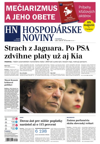 E-magazín Hospodárske noviny 24.03.2017 - MAFRA Slovakia, a.s.