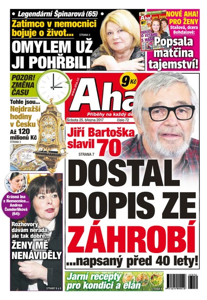 E-magazín AHA! - 25.3.2017 - CZECH NEWS CENTER a. s.