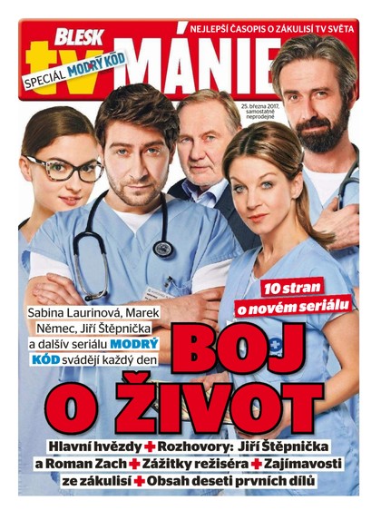 E-magazín Blesk Tv manie - 25.3.2017 - CZECH NEWS CENTER a. s.