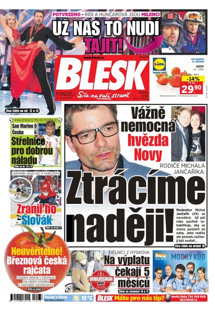 E-magazín Blesk - 27.3.2017 - CZECH NEWS CENTER a. s.