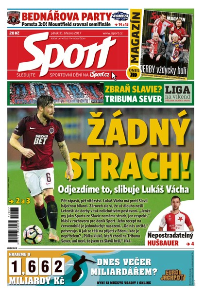 E-magazín Sport - 31.3.2017 - CZECH NEWS CENTER a. s.