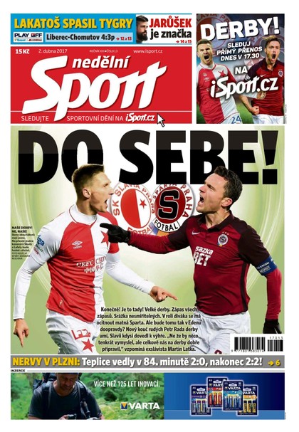 E-magazín Nedělní Sport - 2.4.2017 - CZECH NEWS CENTER a. s.