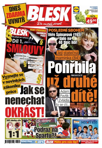 E-magazín Blesk - 3.4.2017 - CZECH NEWS CENTER a. s.