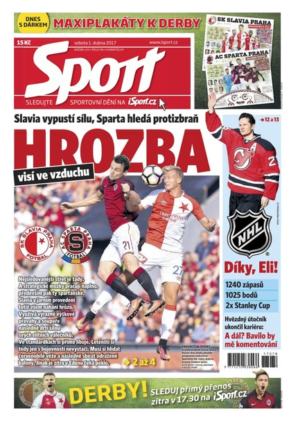 E-magazín Sport - 1.4.2017 - CZECH NEWS CENTER a. s.