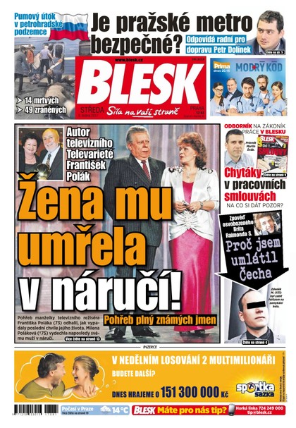 E-magazín Blesk - 5.4.2017 - CZECH NEWS CENTER a. s.