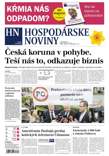 E-magazín Hospodárske noviny 07.04.2017 - MAFRA Slovakia, a.s.