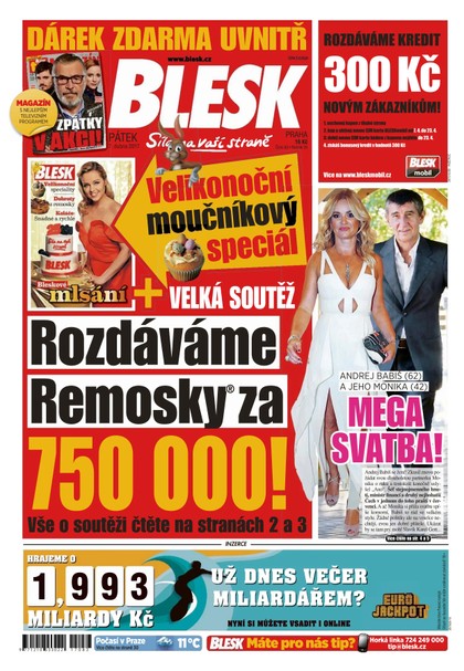 E-magazín Blesk - 7.4.2017 - CZECH NEWS CENTER a. s.