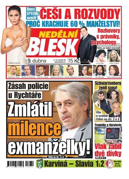 E-magazín Nedělní Blesk - 9.4.2017 - CZECH NEWS CENTER a. s.