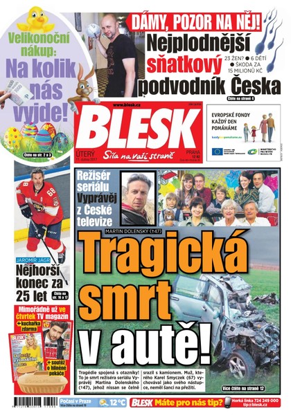 E-magazín Blesk - 11.4.2017 - CZECH NEWS CENTER a. s.