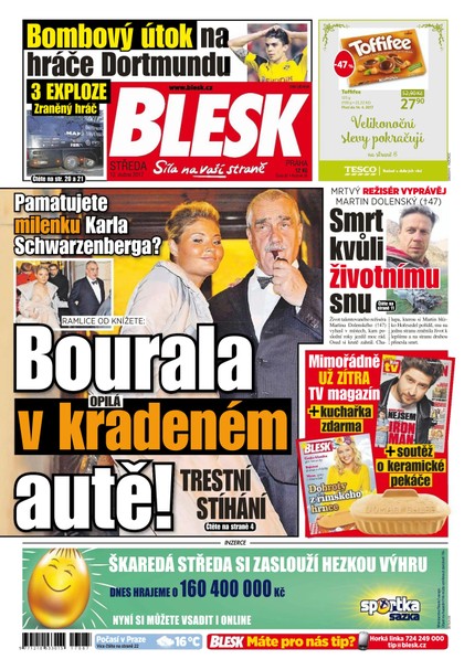 E-magazín Blesk - 12.4.2017 - CZECH NEWS CENTER a. s.