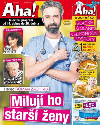E-magazín Příloha AHA! Tv - 12.4.2017 - CZECH NEWS CENTER a. s.