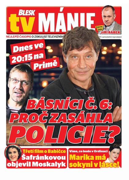 E-magazín Blesk Tv manie - 15.4.2017 - CZECH NEWS CENTER a. s.