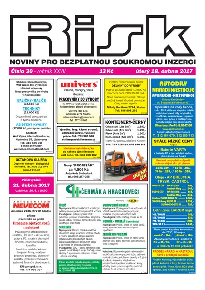 E-magazín Risk 30/2017 - Risk