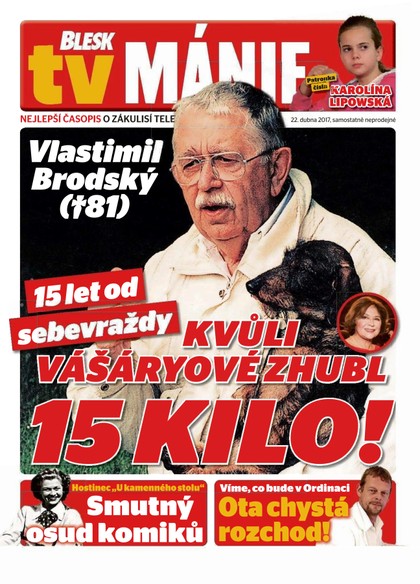 E-magazín Blesk Tv manie - 22.4.2017 - CZECH NEWS CENTER a. s.