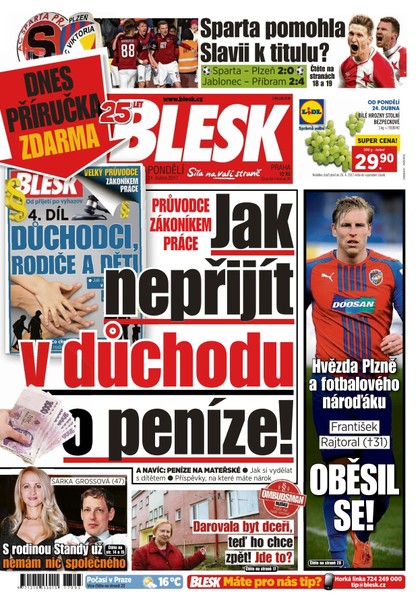 E-magazín Blesk - 24.4.2017 - CZECH NEWS CENTER a. s.