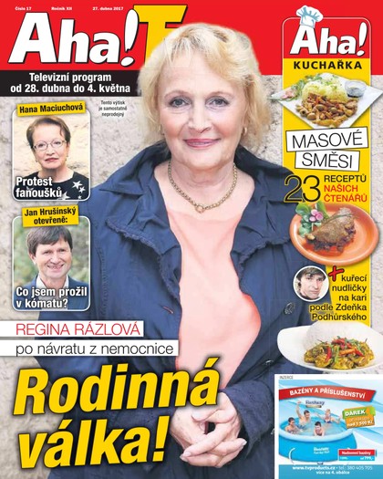 E-magazín AHA! Tv - 27.4.2017 - CZECH NEWS CENTER a. s.