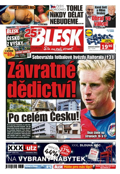 E-magazín Blesk - 27.4.2017 - CZECH NEWS CENTER a. s.