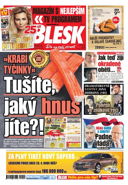 E-magazín Blesk - 28.4.2017 - CZECH NEWS CENTER a. s.