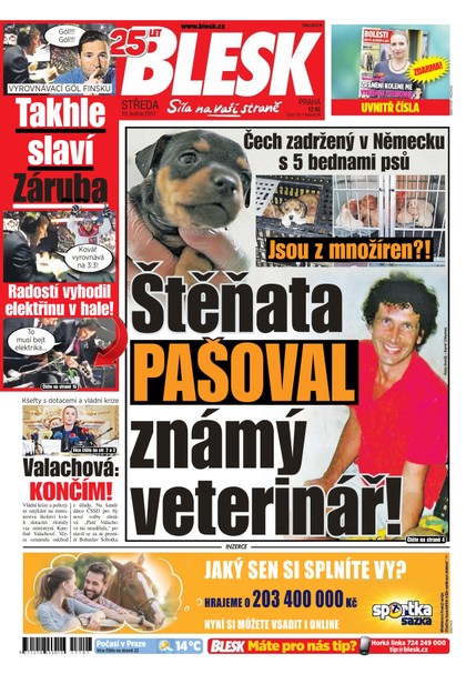 E-magazín Blesk - 10.5.2017 - CZECH NEWS CENTER a. s.